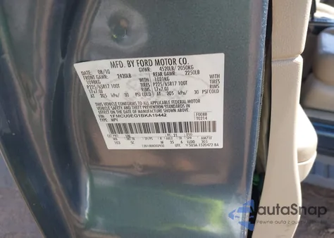 2011 Ford Escape Limited from USA, damaged, VIN 1FMCU0EG1BKA19442